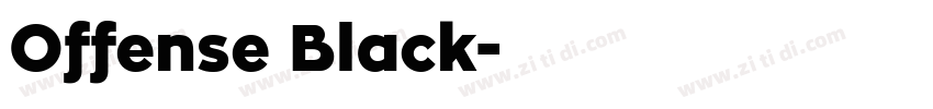 Offense Black字体转换 Offense Black字体转换